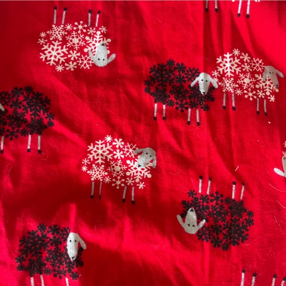 Secret Treasures Red Ankle Sheep Pajama Pants - Picture 4 of 4